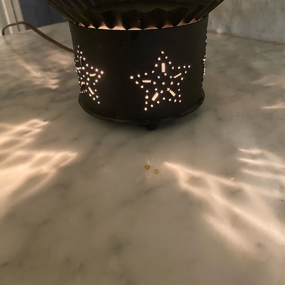 Tin Star Pattern Electric Wax Warmer - Picture 3 of 4